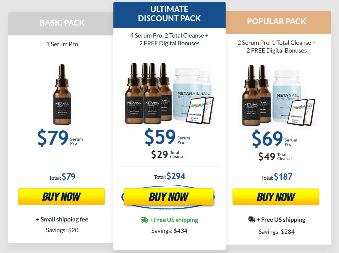 Metanail Serum Pro Pricing